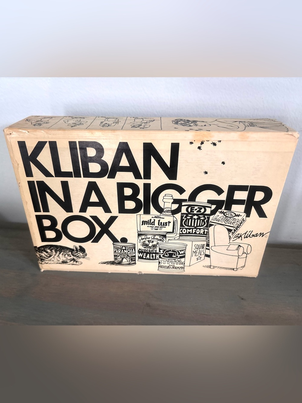 Kliban In A Bigger Box- 4 Softcover Book Set- Humor Cartooning- 1978